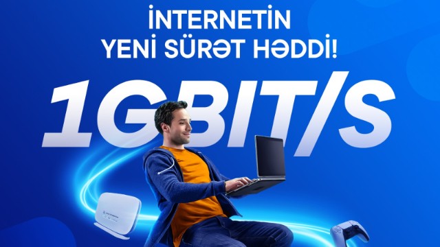 “Baktelecom” 1 Gbit/s internet sürət testlərini uğurla başa çatdırıb